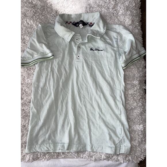 The original Ben Sherman boys sz. 6 fine striped knit polo. Cute - Picture 1 of 8